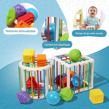 Blocs de formes Montessori – Tri et reconnaissance des formes