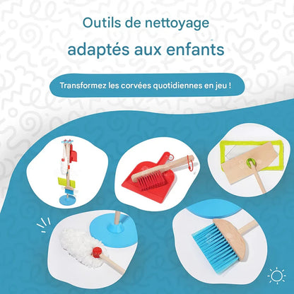 Set de nettoyage Montessori – Imitation et autonomie enfant