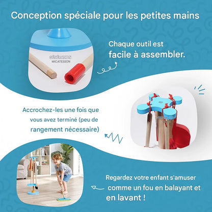 Set de nettoyage Montessori – Imitation et autonomie enfant