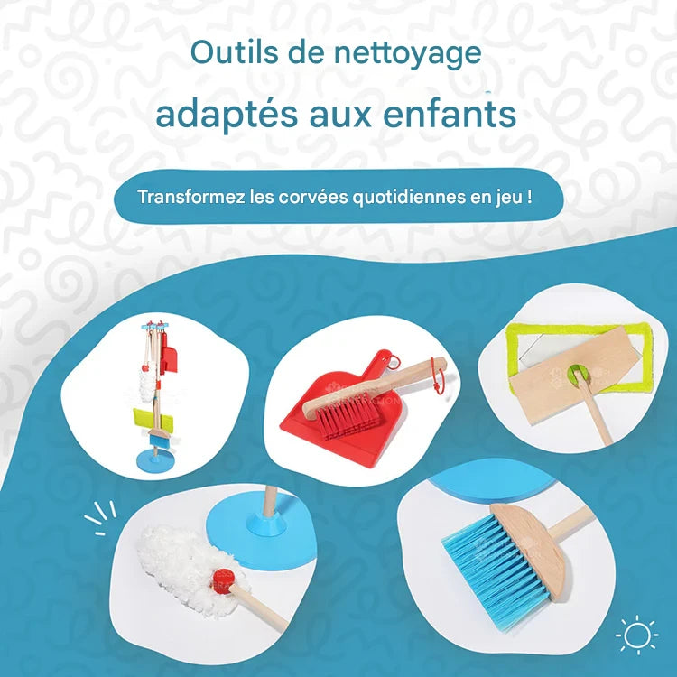 Set de nettoyage Montessori – Imitation et autonomie enfant