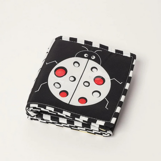 Livre contrasté – Stimulation visuelle pour nouveau-né