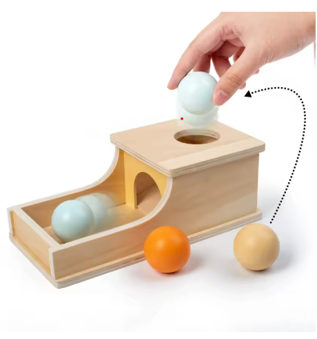 Tambour tournant Montessori – Jeux d’éveil musical en bois