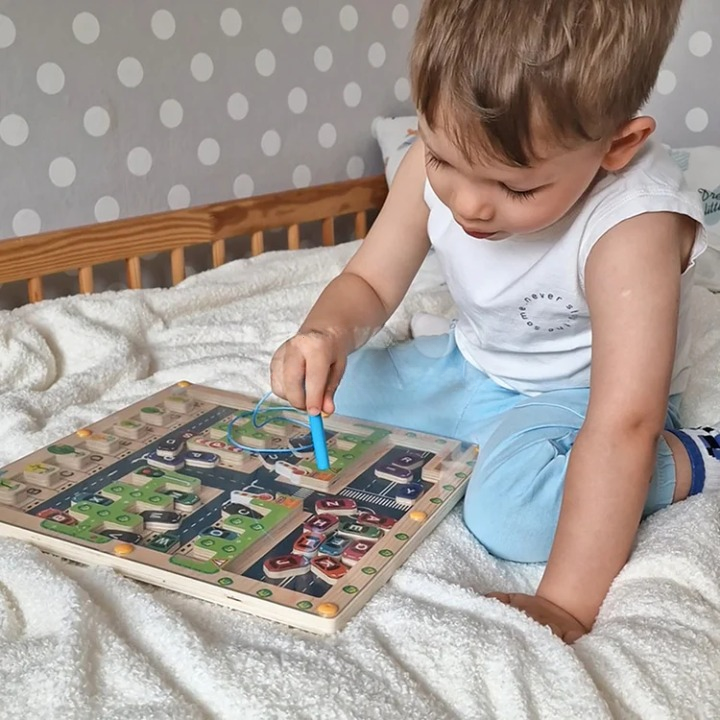 Labyrinthe alphabétique Montessori – Jeu éducatif des lettres