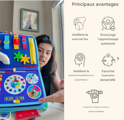 Tableau d’éveil – Planche d’activités