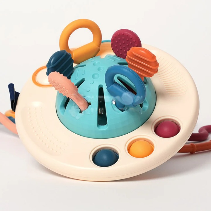 Jouet sensoriel à tirer – Silicone souple