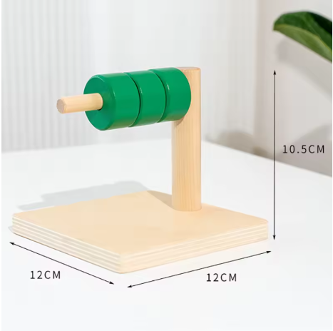 Jouet en bois Montessori – Apprentissage sensoriel