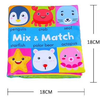 Livre contrasté – Stimulation visuelle pour nouveau-né