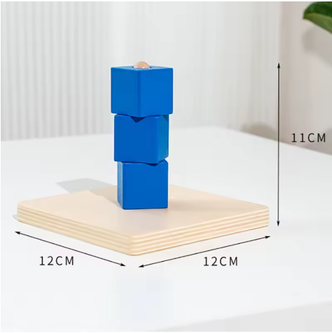 Jouet en bois Montessori – Apprentissage sensoriel