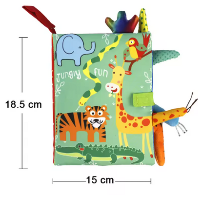 Livre contrasté – Stimulation visuelle pour nouveau-né