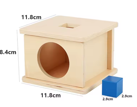 Jouet en bois Montessori – Apprentissage sensoriel