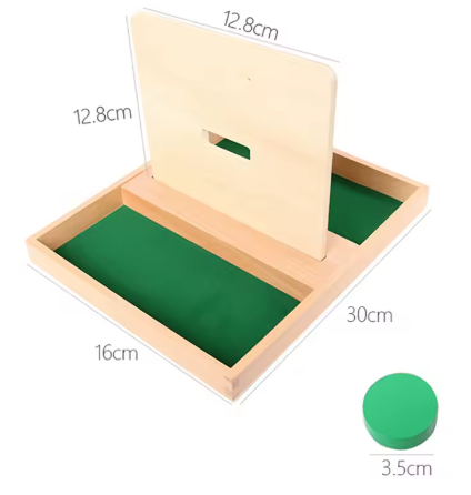 Jouet en bois Montessori – Apprentissage sensoriel