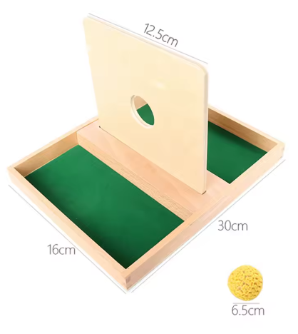 Jouet en bois Montessori – Apprentissage sensoriel