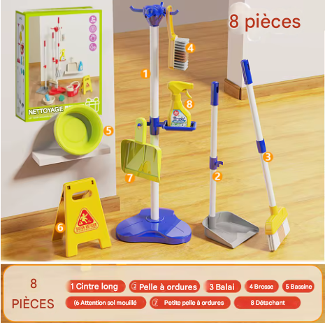 Set de nettoyage Montessori – Imitation et autonomie enfant