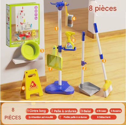 Set de nettoyage Montessori – Imitation et autonomie enfant