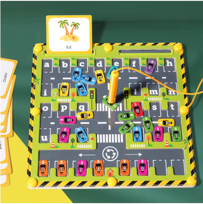 Labyrinthe alphabétique Montessori – Jeu éducatif des lettres