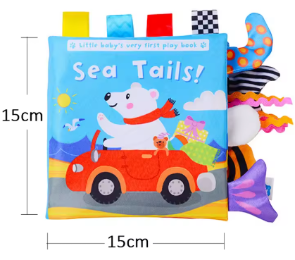 Livre contrasté – Stimulation visuelle pour nouveau-né