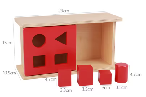 Jouet en bois Montessori – Apprentissage sensoriel