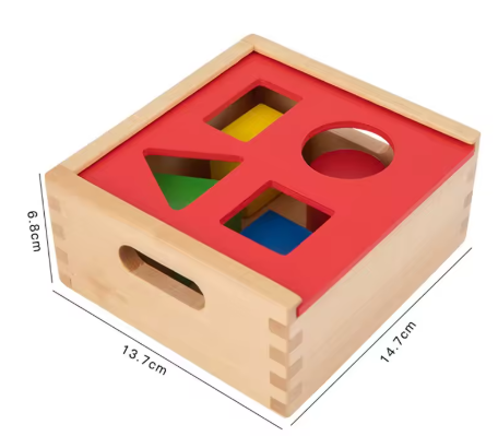 Jouet en bois Montessori – Apprentissage sensoriel