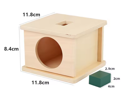 Jouet en bois Montessori – Apprentissage sensoriel