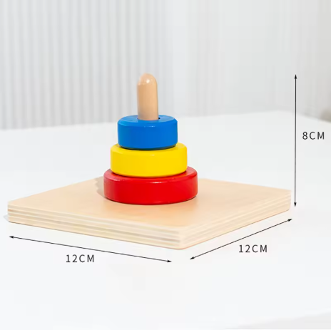 Jouet en bois Montessori – Apprentissage sensoriel
