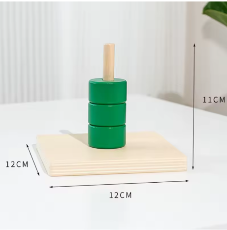 Jouet en bois Montessori – Apprentissage sensoriel