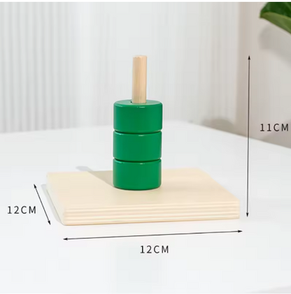 Jouet en bois Montessori – Apprentissage sensoriel