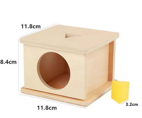 Jouet en bois Montessori – Apprentissage sensoriel