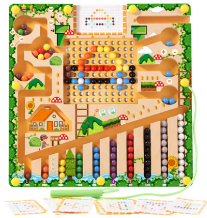 Labyrinthe alphabétique Montessori – Jeu éducatif des lettres