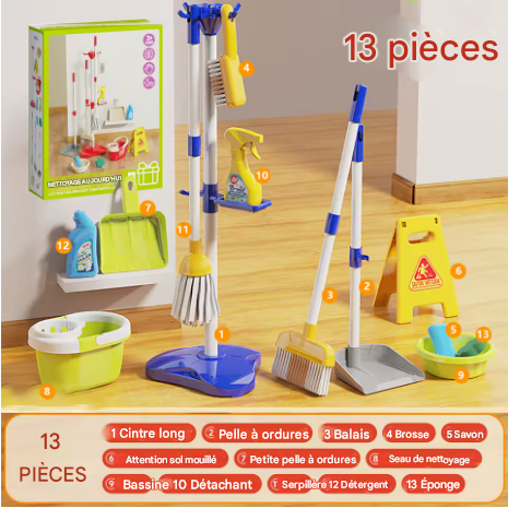 Set de nettoyage Montessori – Imitation et autonomie enfant