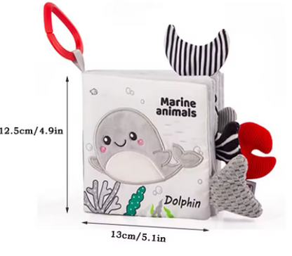 Livre contrasté – Stimulation visuelle pour nouveau-né