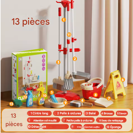 Set de nettoyage Montessori – Imitation et autonomie enfant