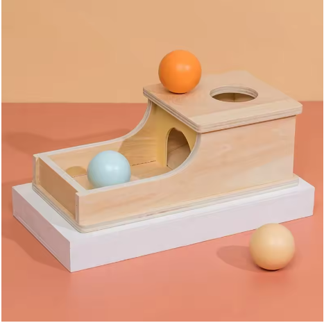 Tambour tournant Montessori – Jeux d’éveil musical en bois
