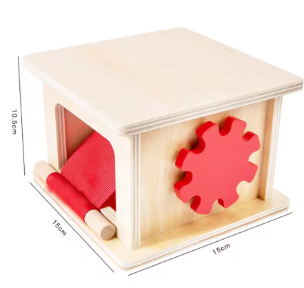 Jouet en bois Montessori – Apprentissage sensoriel
