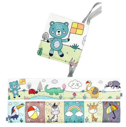 Livre contrasté – Stimulation visuelle pour nouveau-né