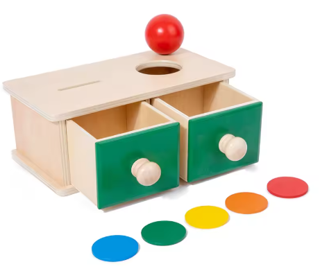 Jouet en bois Montessori – Apprentissage sensoriel